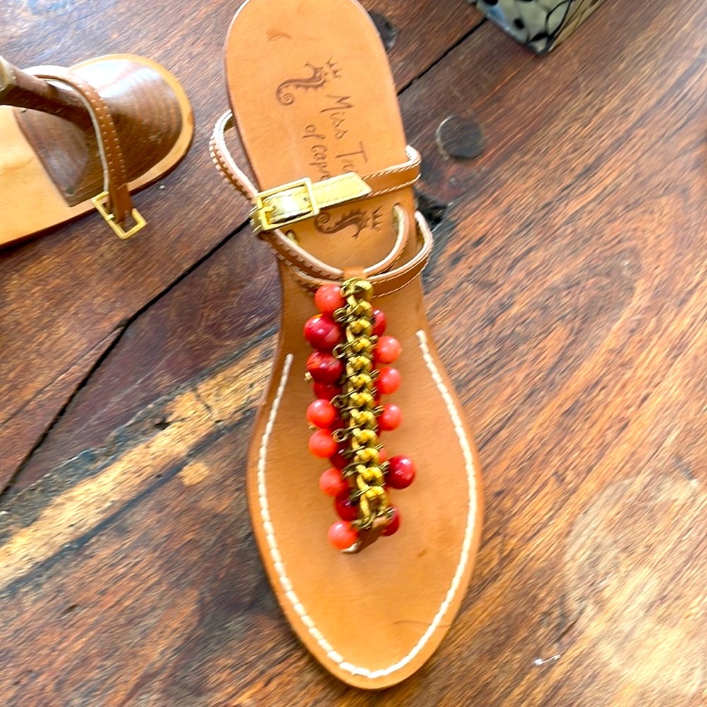 - Sexy Beaded Sandals- Capri Learn